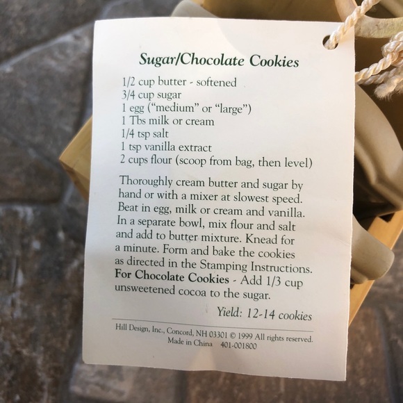 Brown Bag Christmas Cookie Mold Stamping Tiles Set With Caddy - Picture 9 of 12